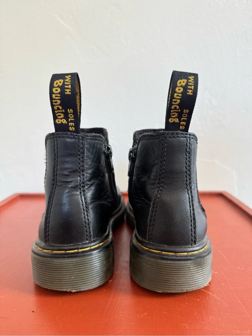 Dr. Martens Softy T Leather Chelsea Boots Black Full Grain Leather 2976J